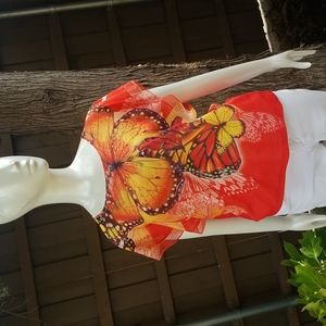 Fly Like a Butterfly Top!!🦋🧡